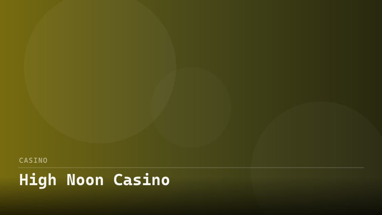 High Noon Casino logo