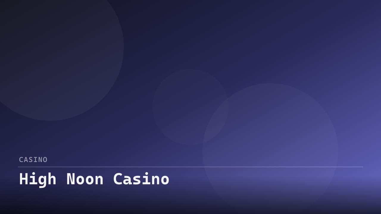 High Noon Casino