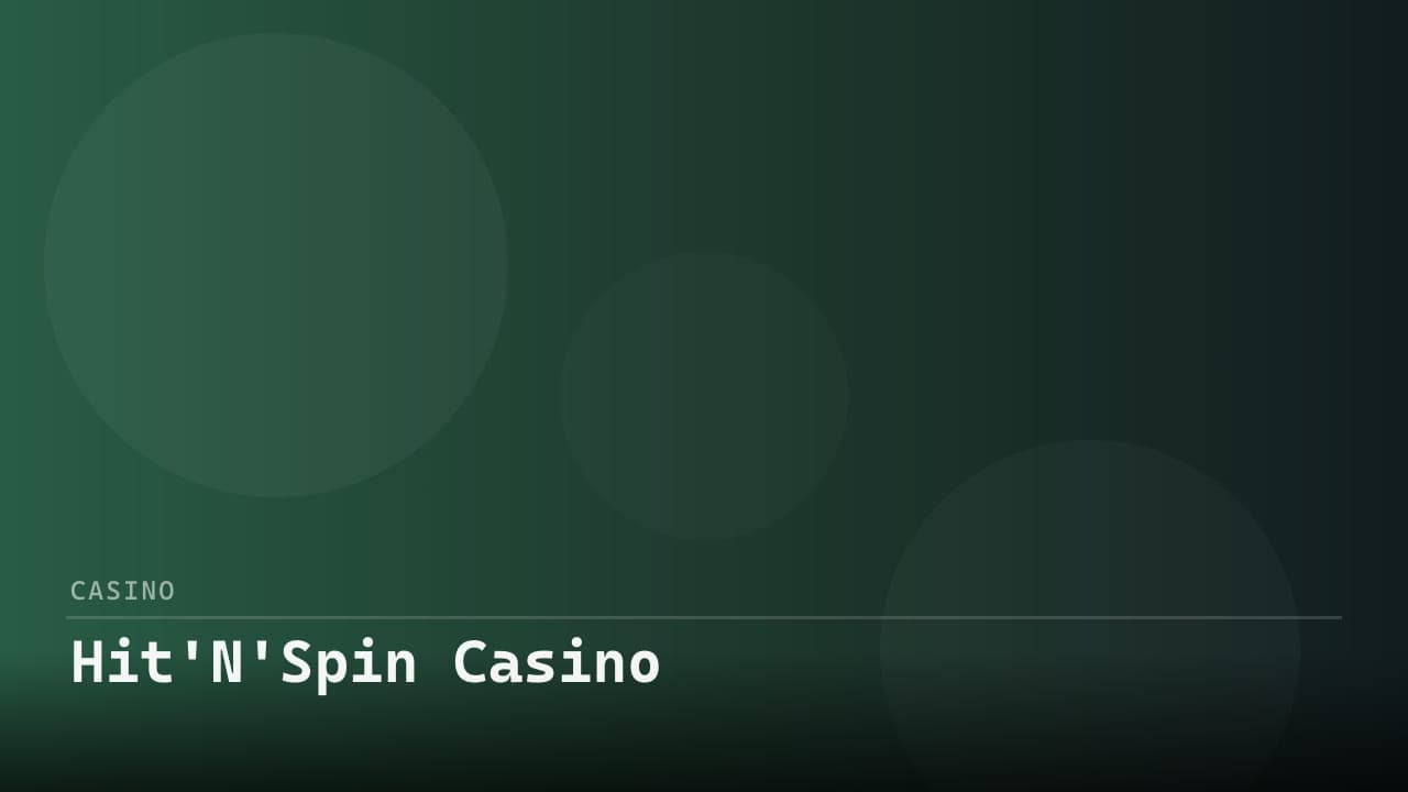 Hit'N'Spin Casino