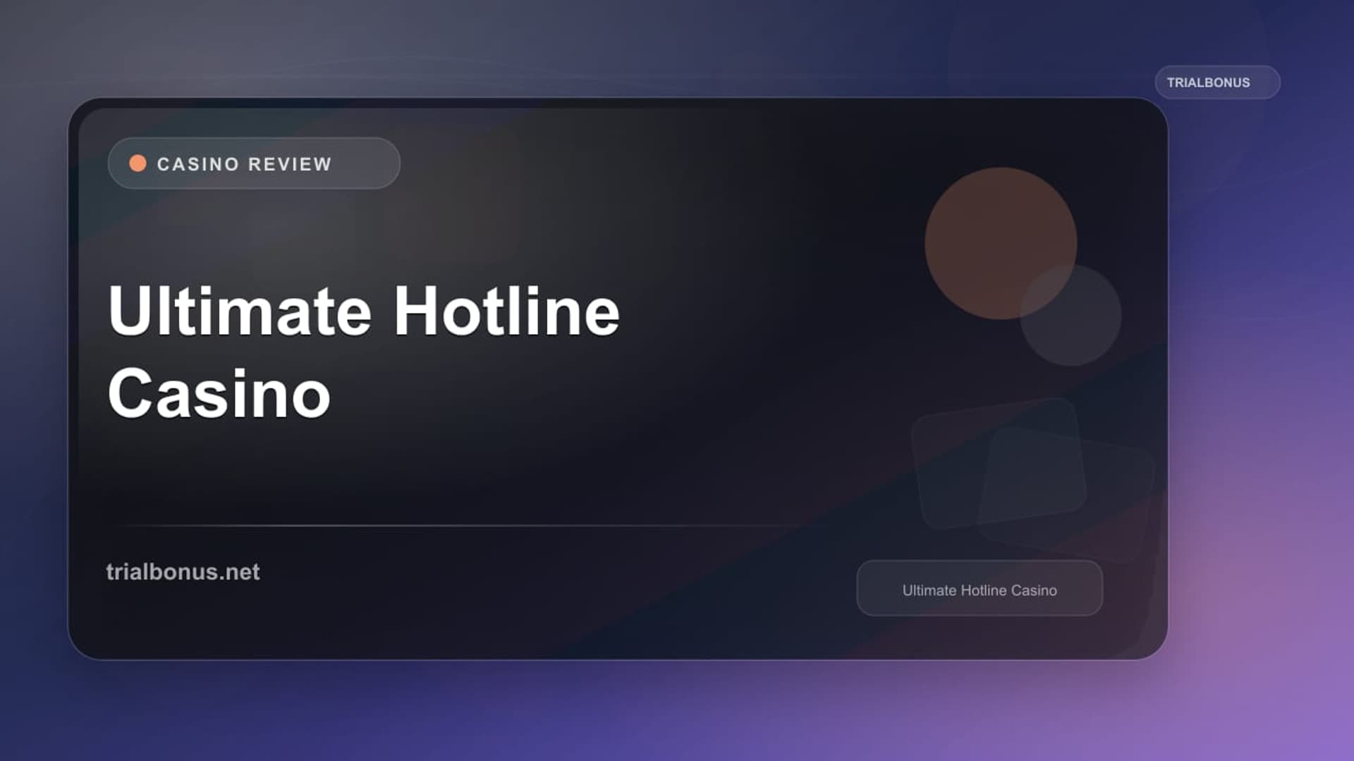 Ultimate Hotline Casino