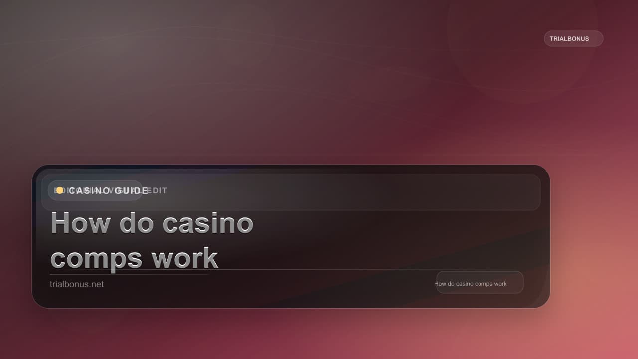 How do casino comps work online UK Guide