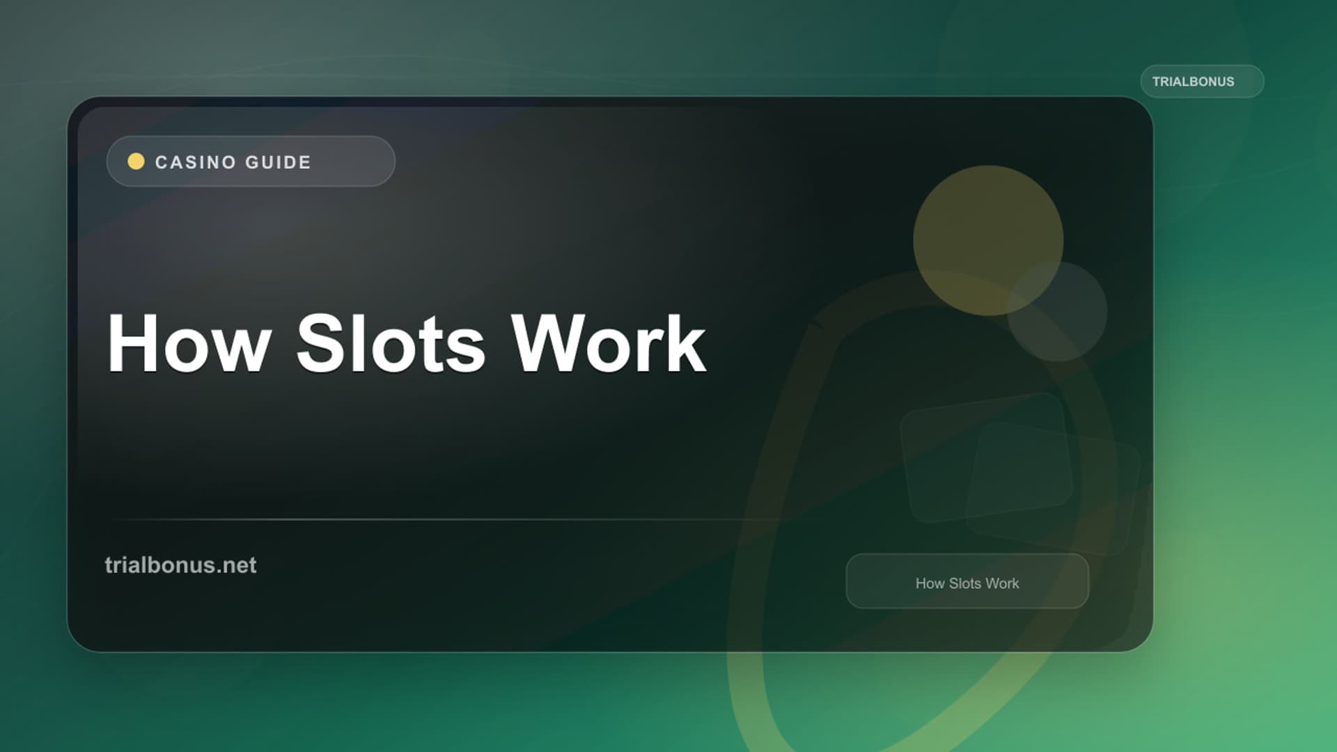 How Online Slots Work