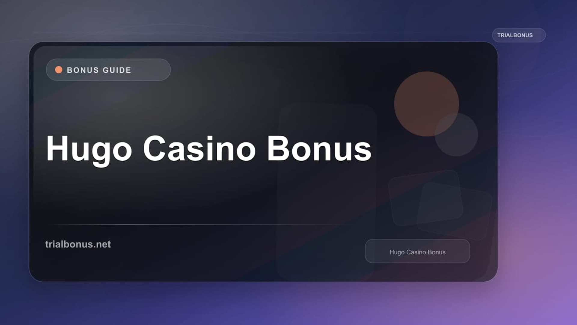 Hugo Casino Bonus