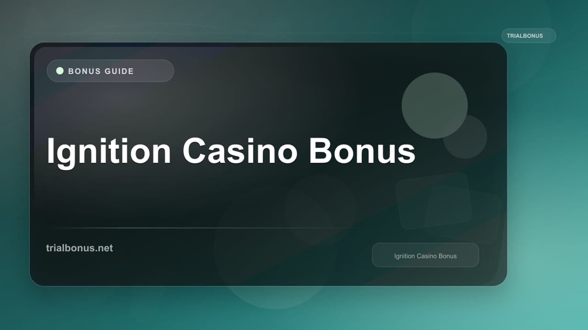 Ignition Casino Bonus