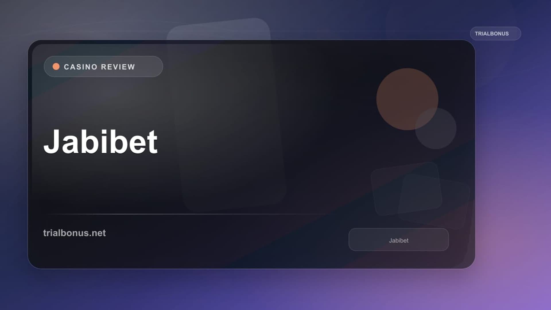 Jabibet Casino: Terms and Safer-Gambling Checks