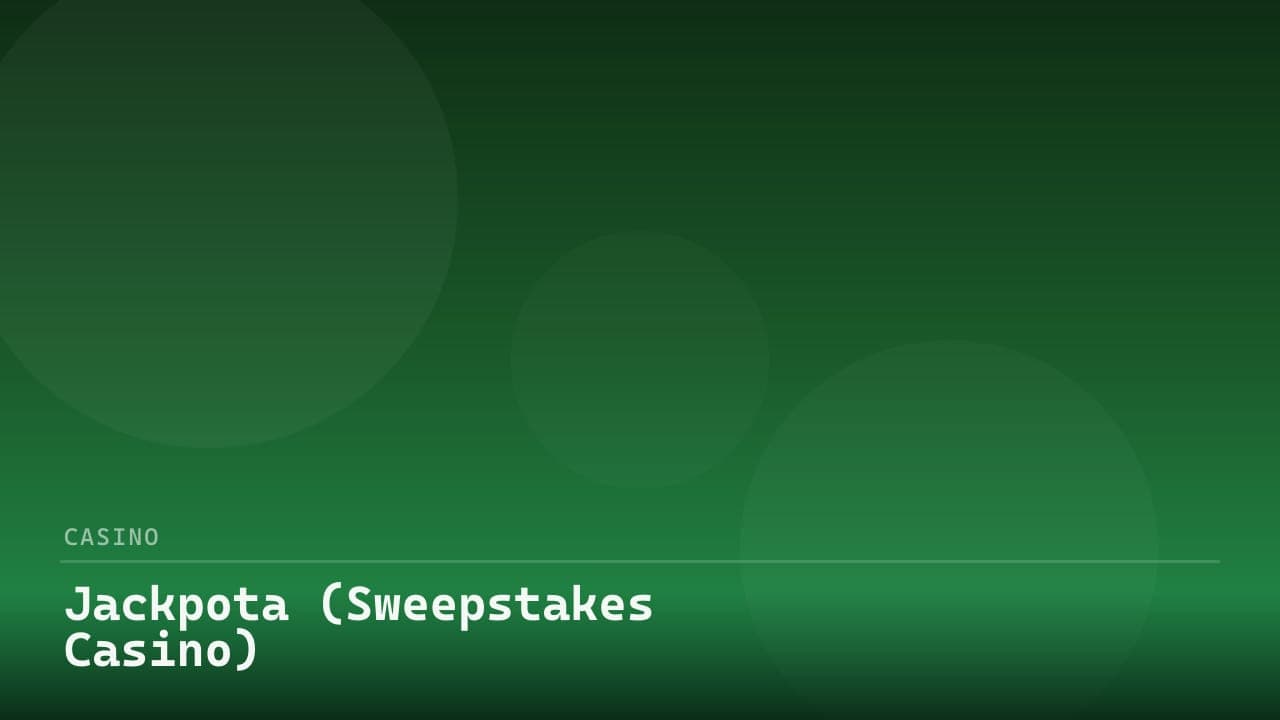 Jackpota (Sweepstakes Casino) logo