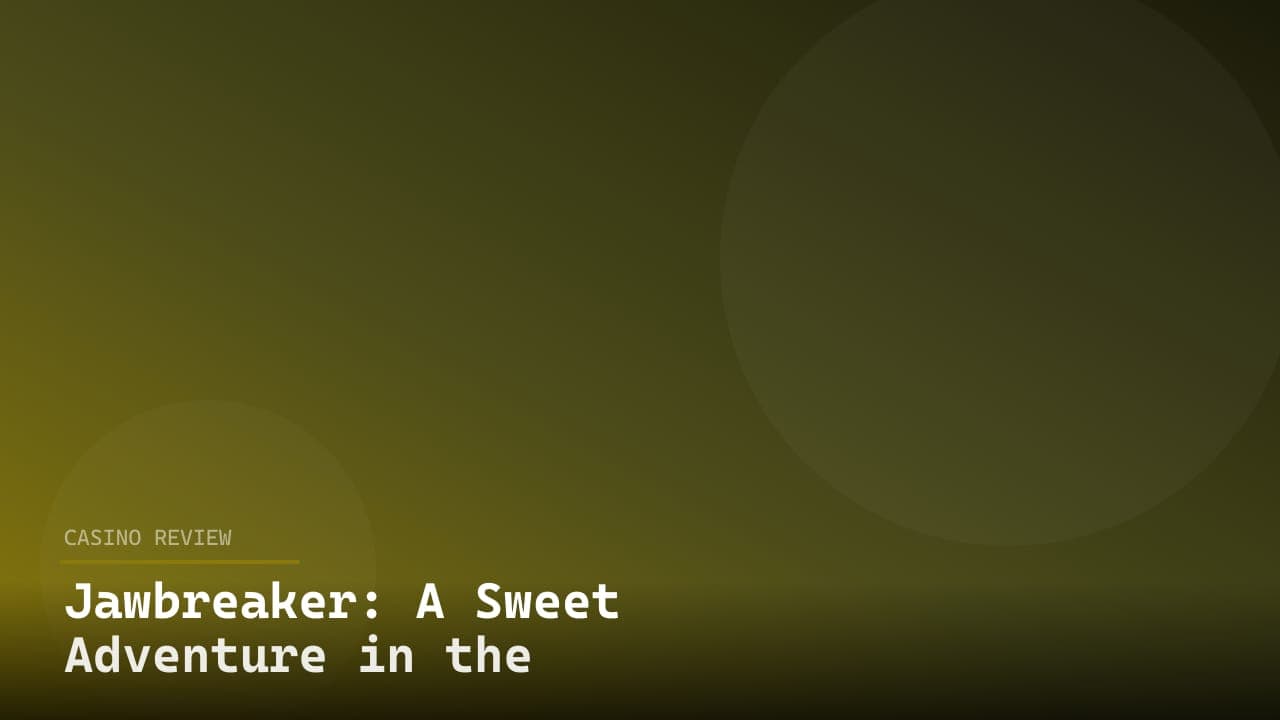 Jawbreaker: A Sweet Adventure in the Candy Kingdom