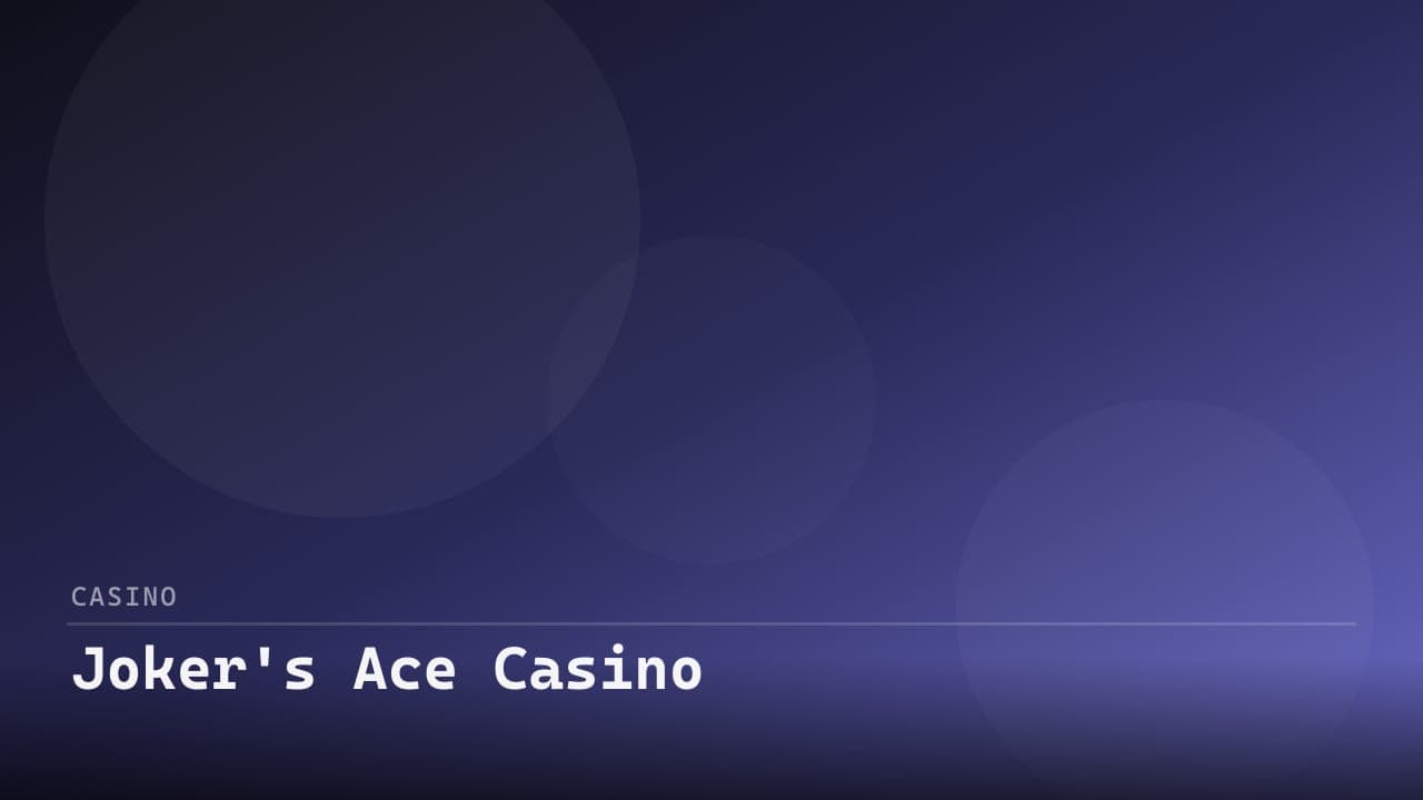 Joker's Ace Casino logo