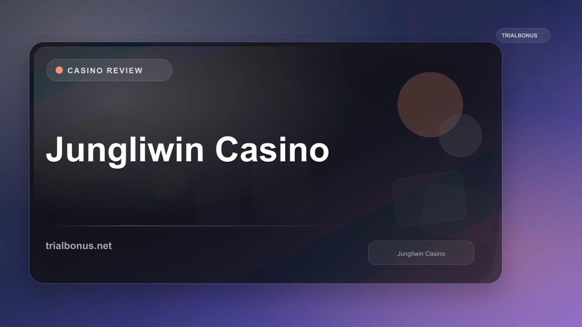 Jungliwin Casino