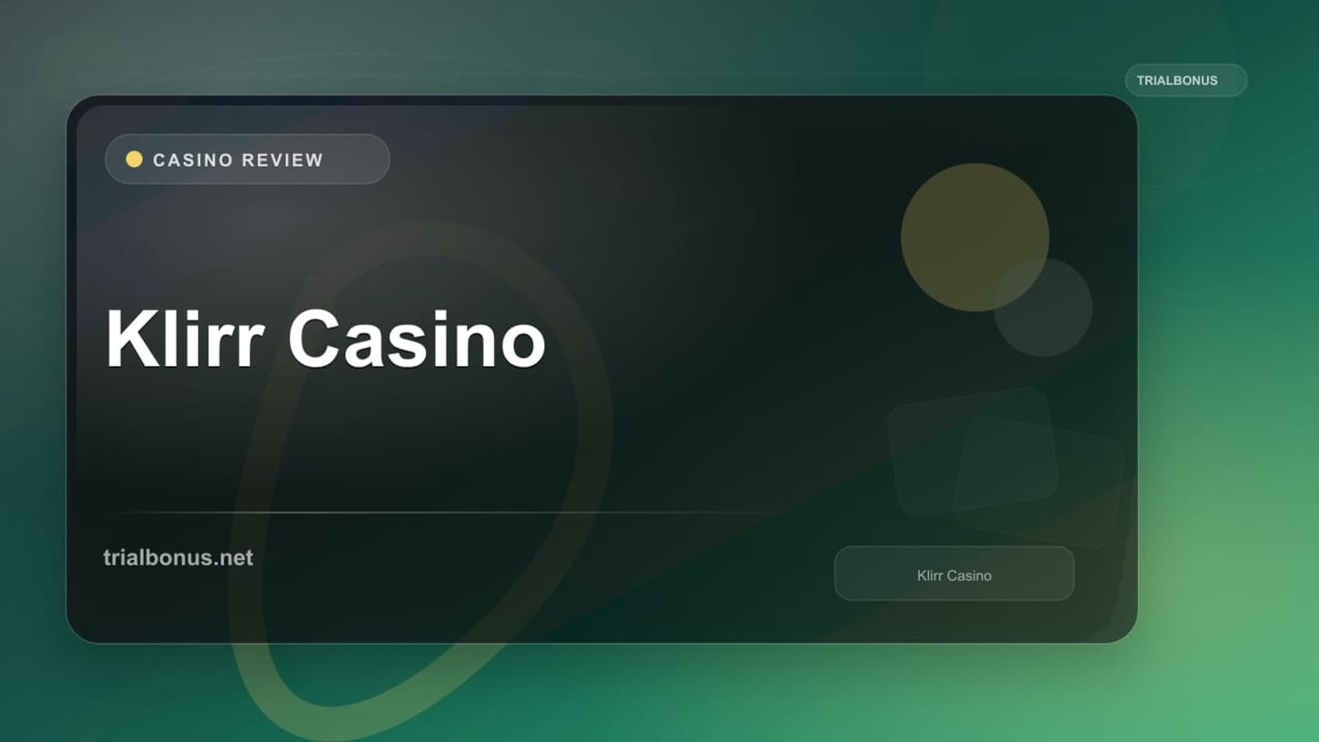 Klirr Casino