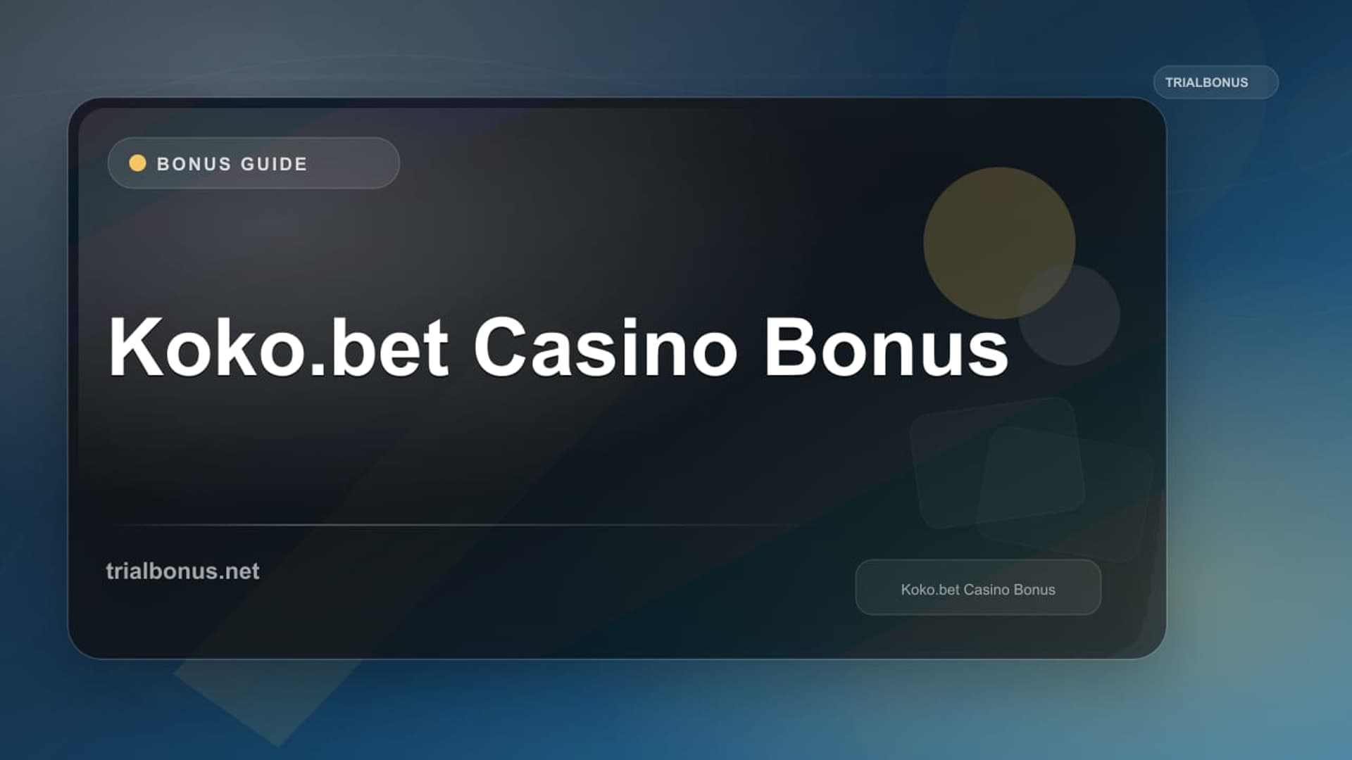 Koko.bet Casino Bonus