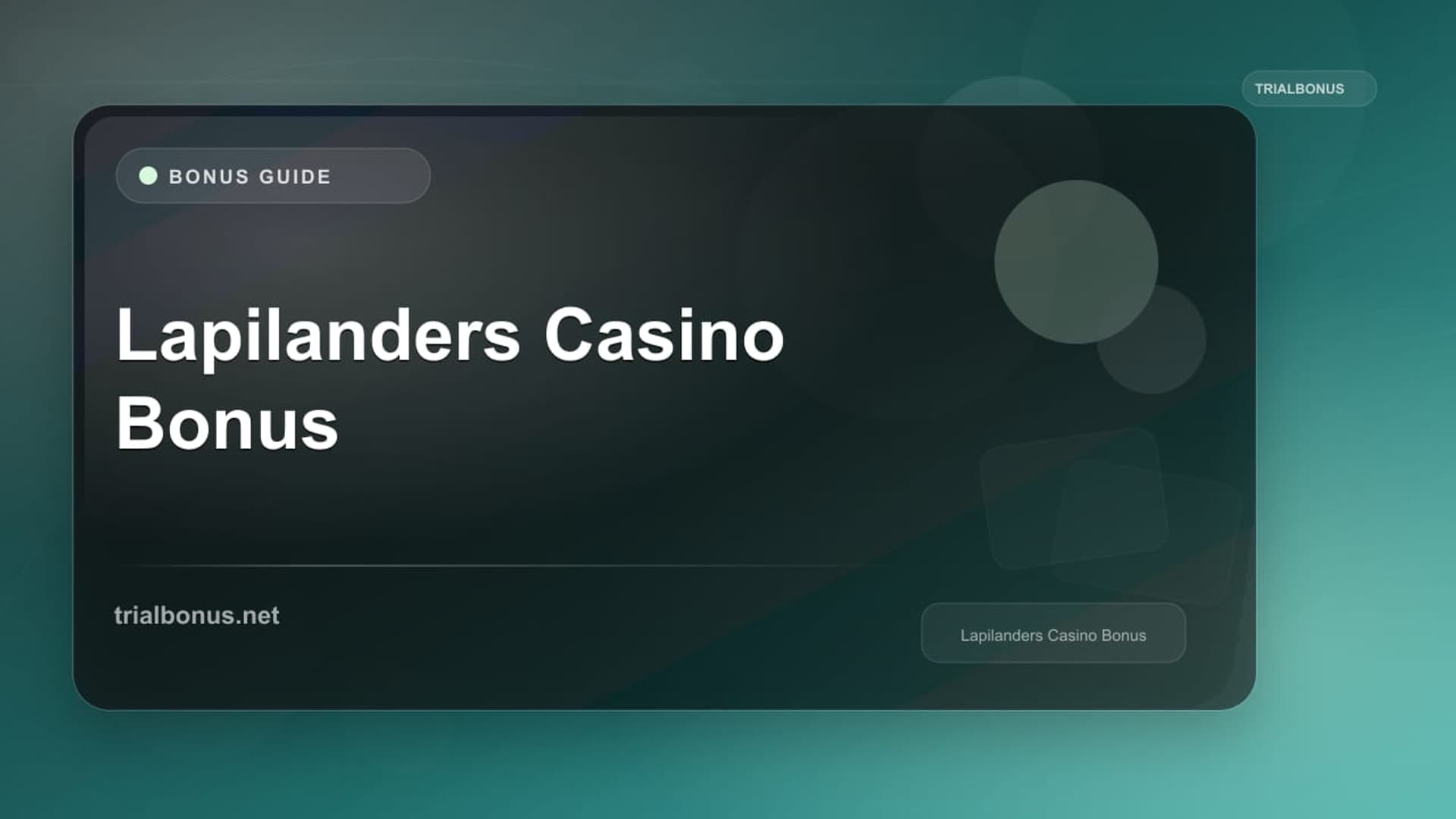 Lapilanders Casino Bonus