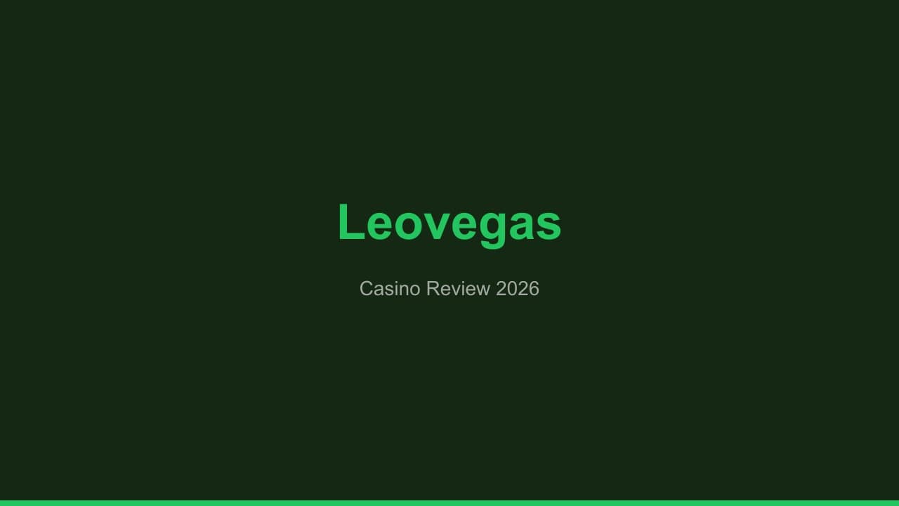 Leovegas casino review Review