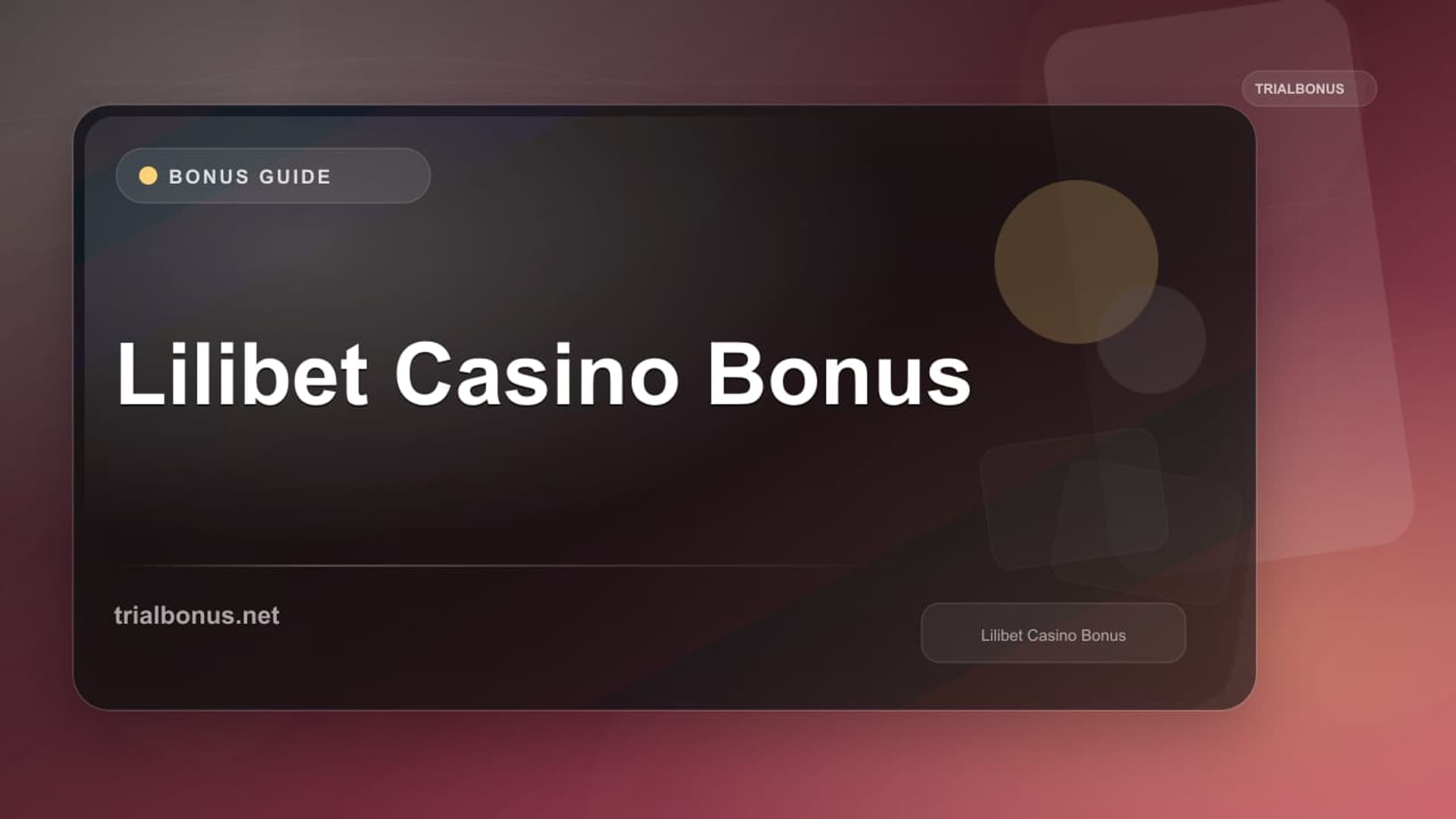 Lilibet Casino Bonus