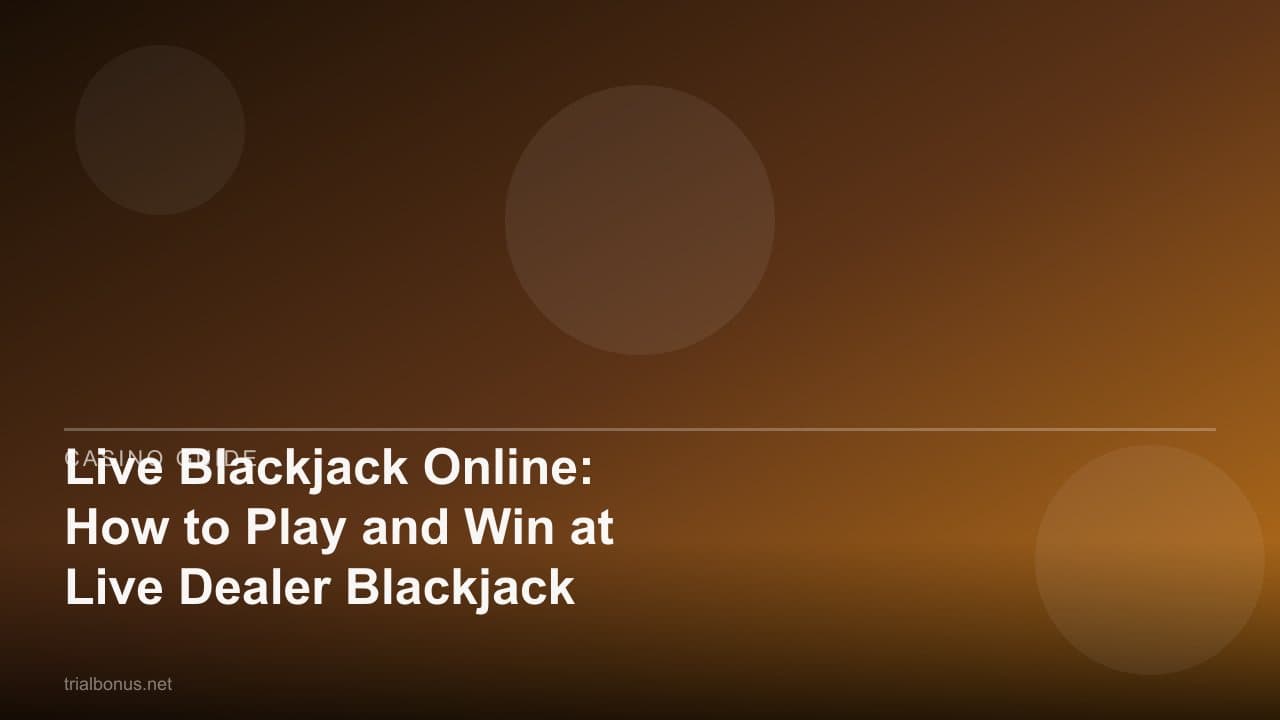 Live Blackjack Online: How to Play and Win at Live Dealer Blackjack