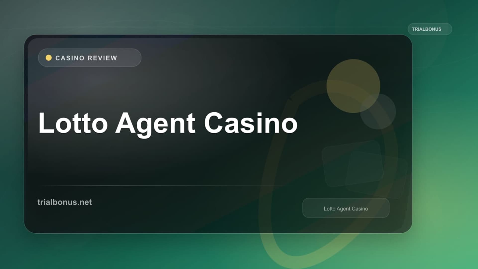 Lotto Agent Casino
