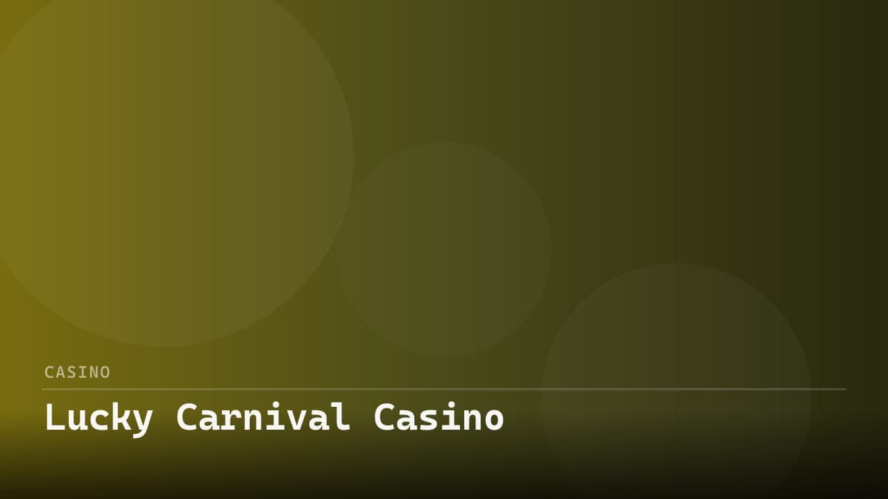 Lucky Carnival Casino