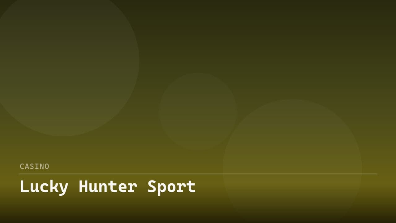 Lucky Hunter Sport