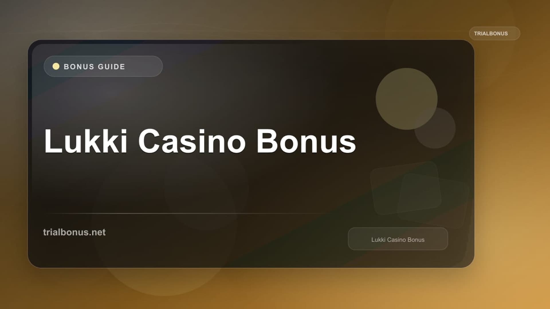 Lukki Casino Bonus