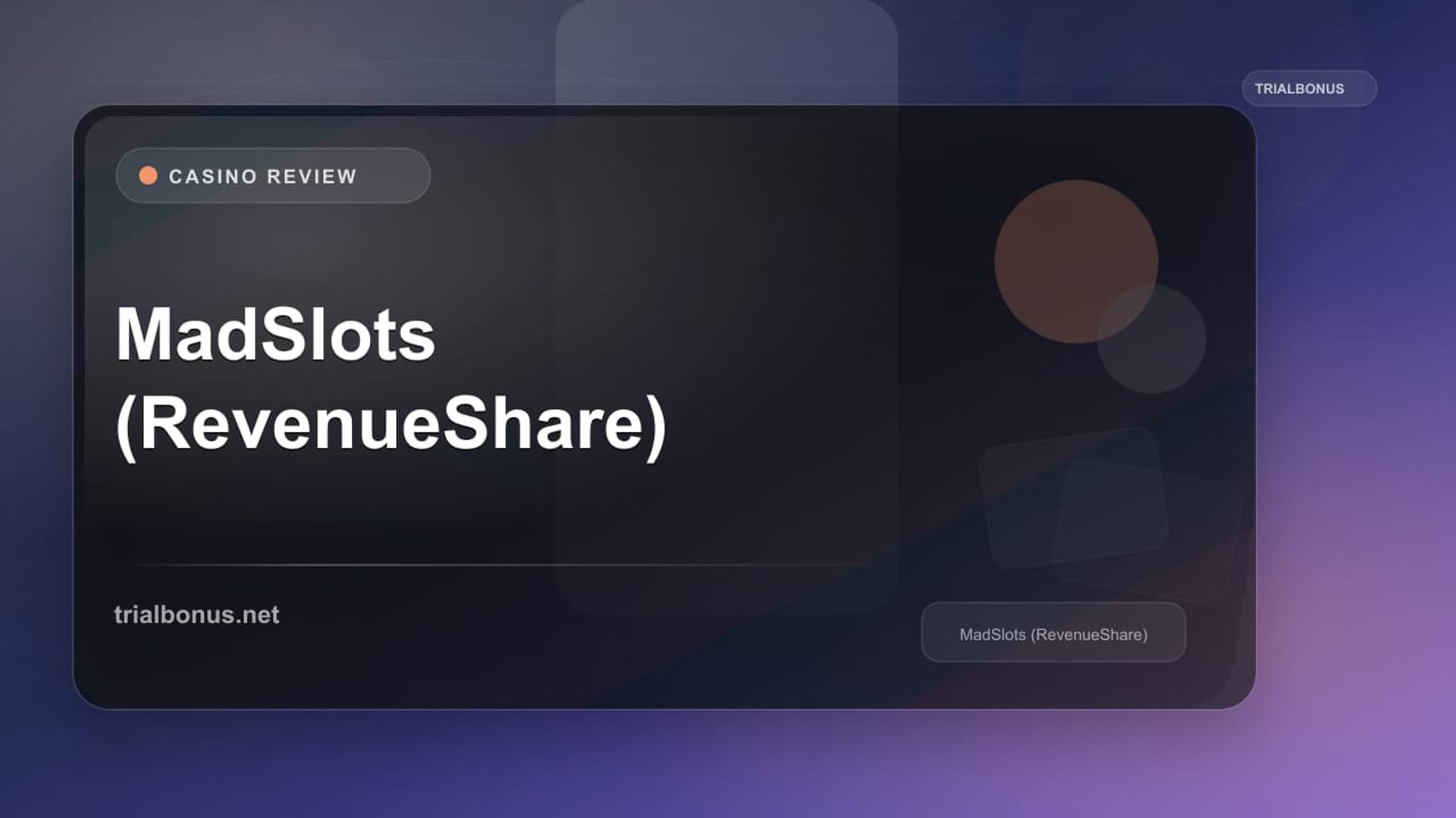 MadSlots (RevenueShare)