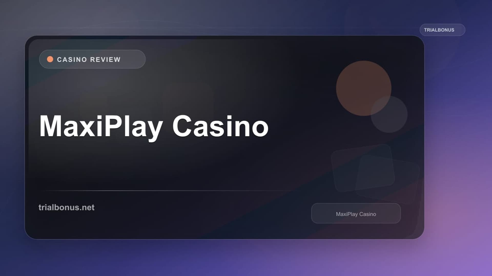 MaxiPlay Casino