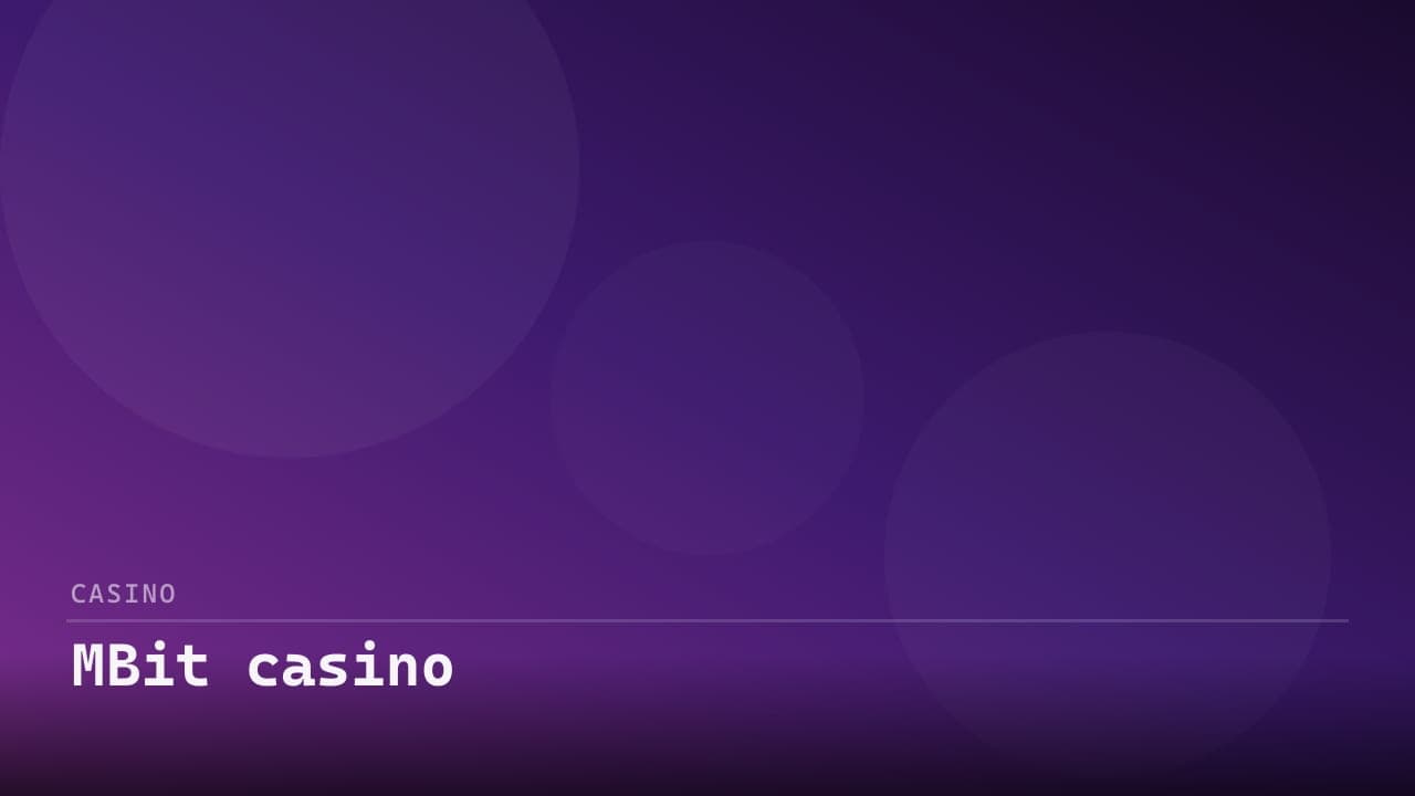 MBit casino