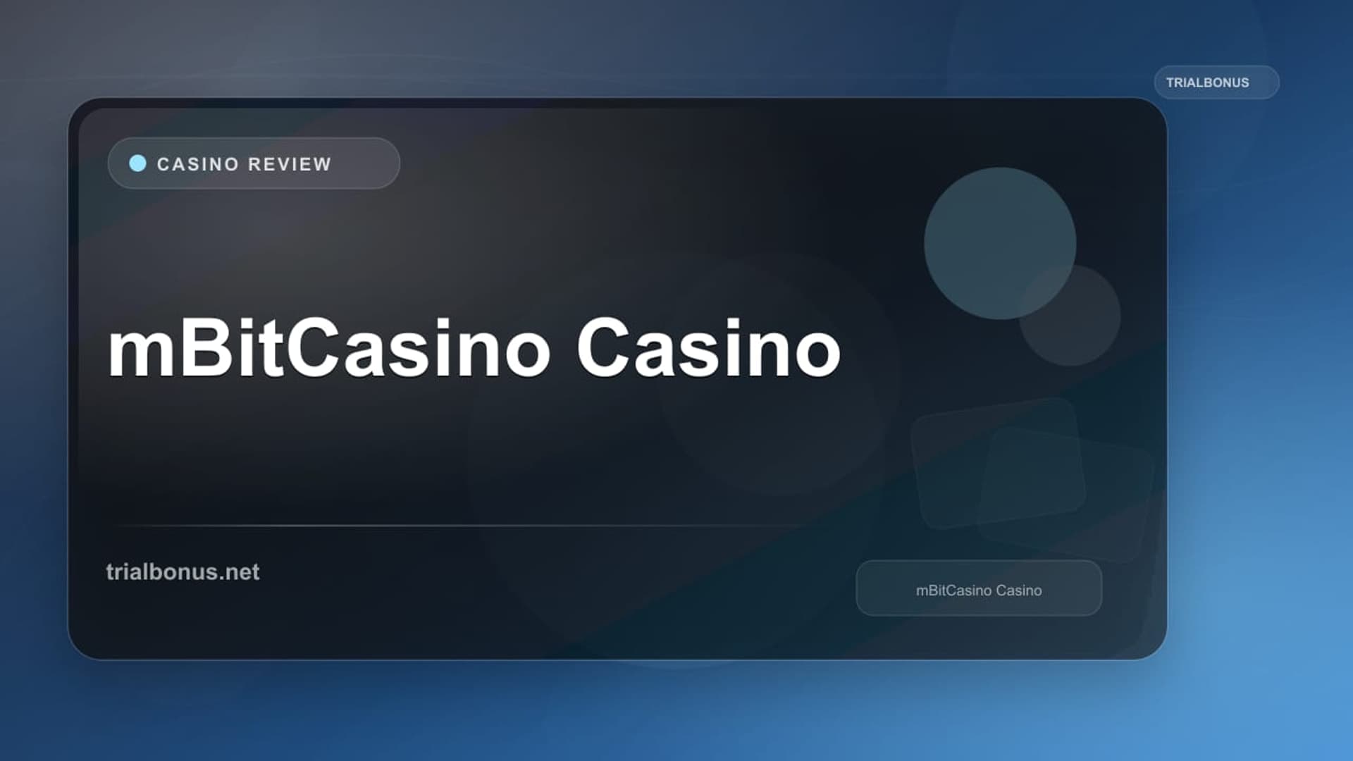 mBitCasino Casino