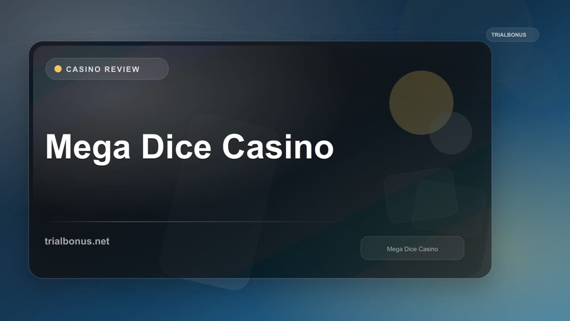Mega Dice Casino