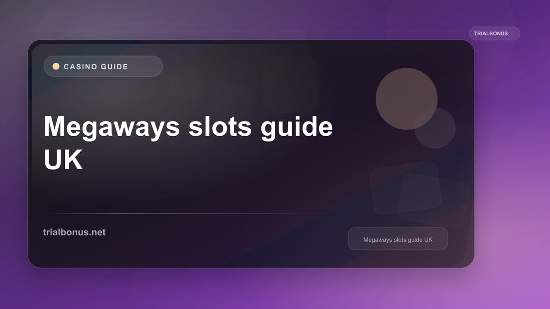 Megaways slots guide UK