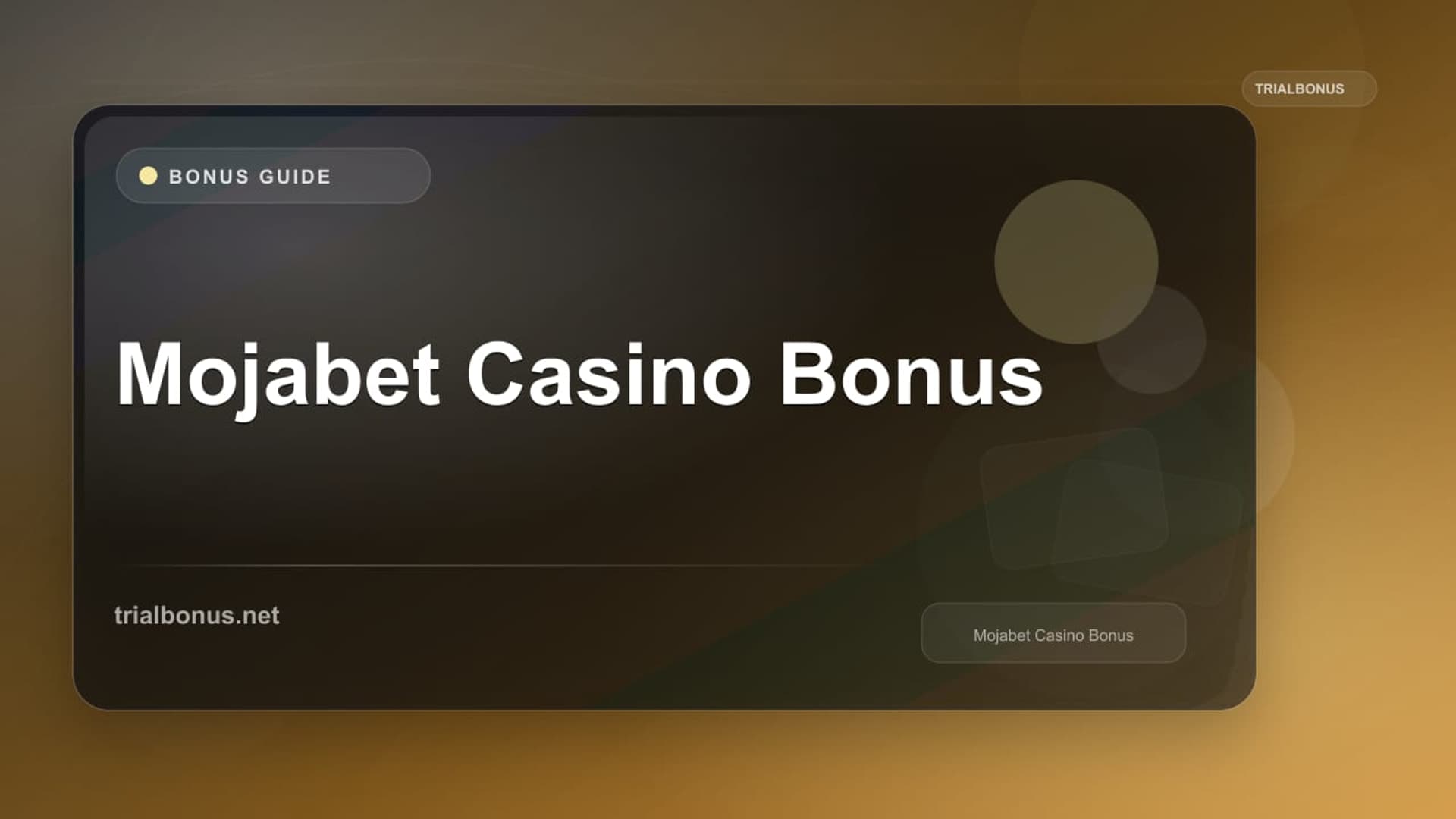 Mojabet Casino Bonus