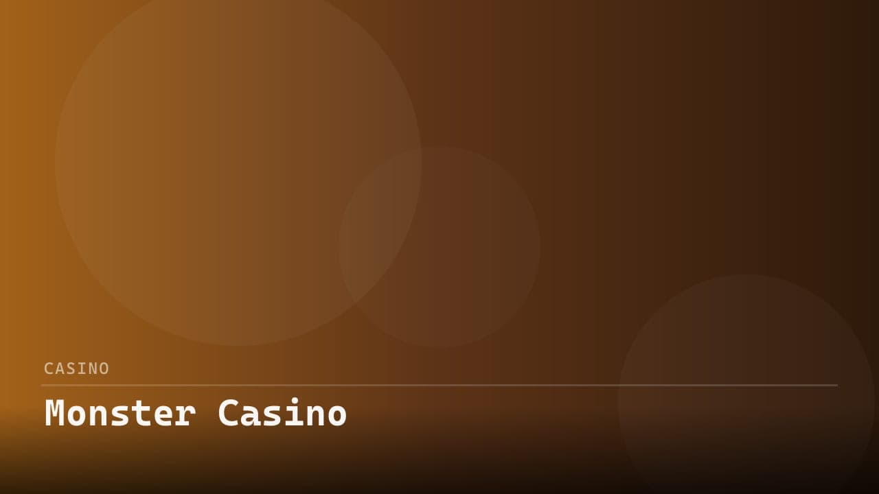 Monster Casino