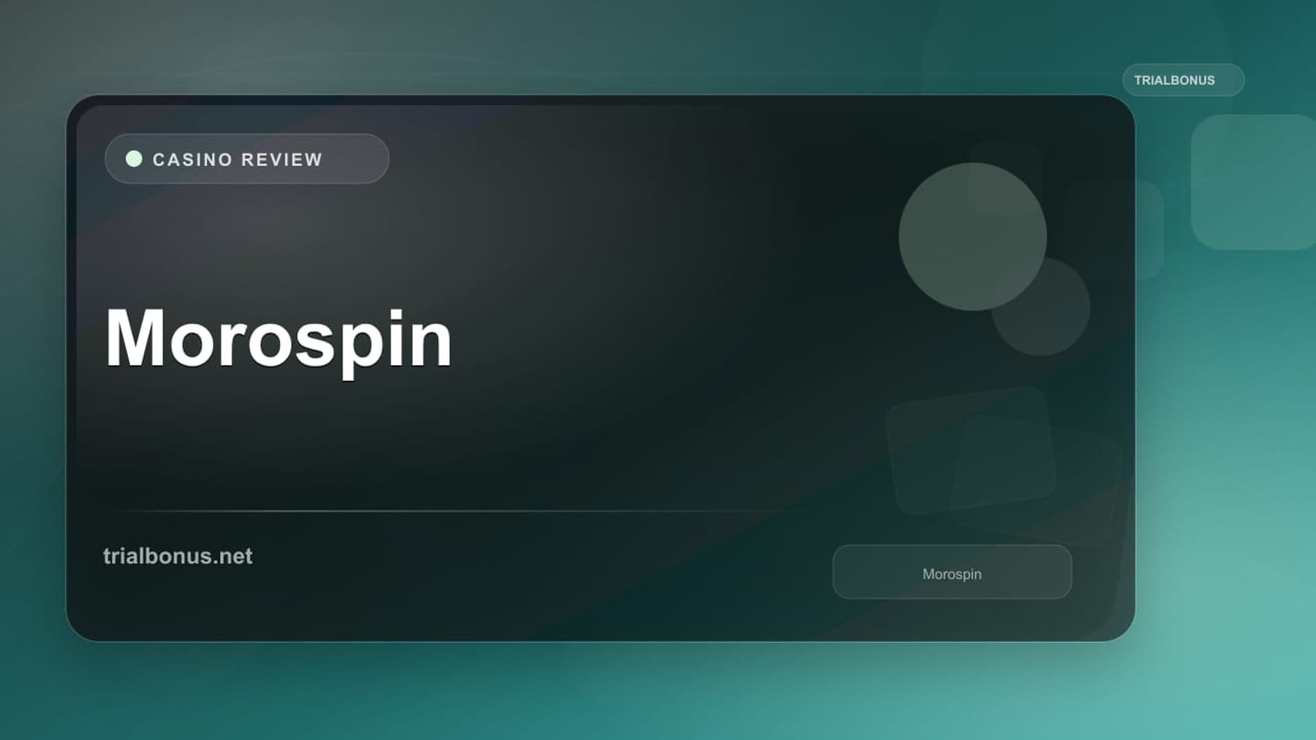 Morospin