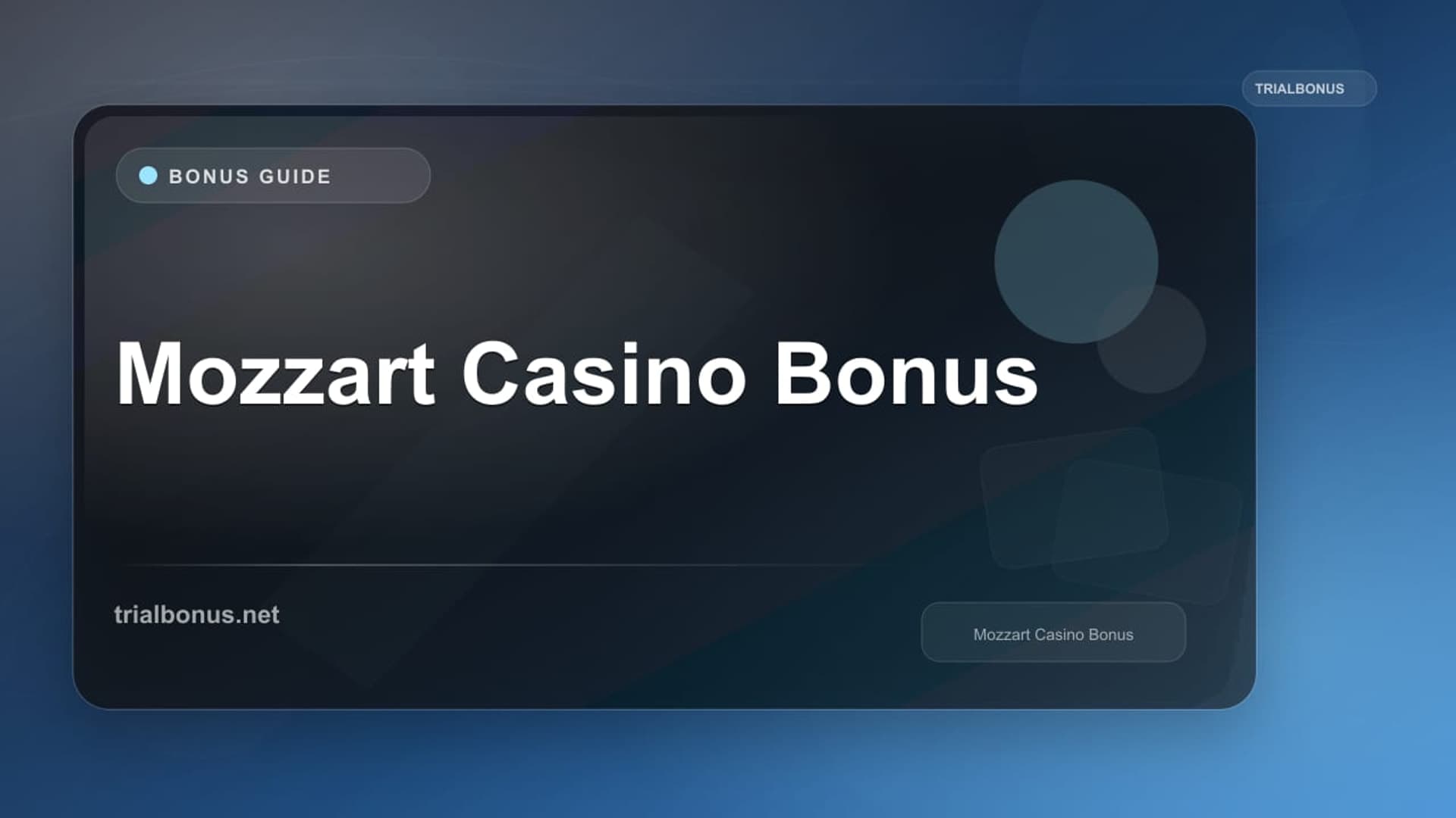 Mozzart Casino Bonus