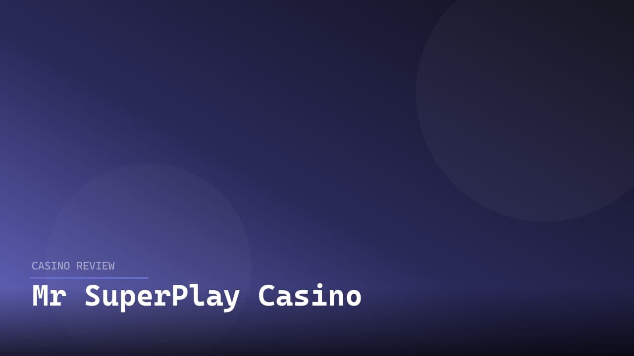 Mr SuperPlay Casino logo