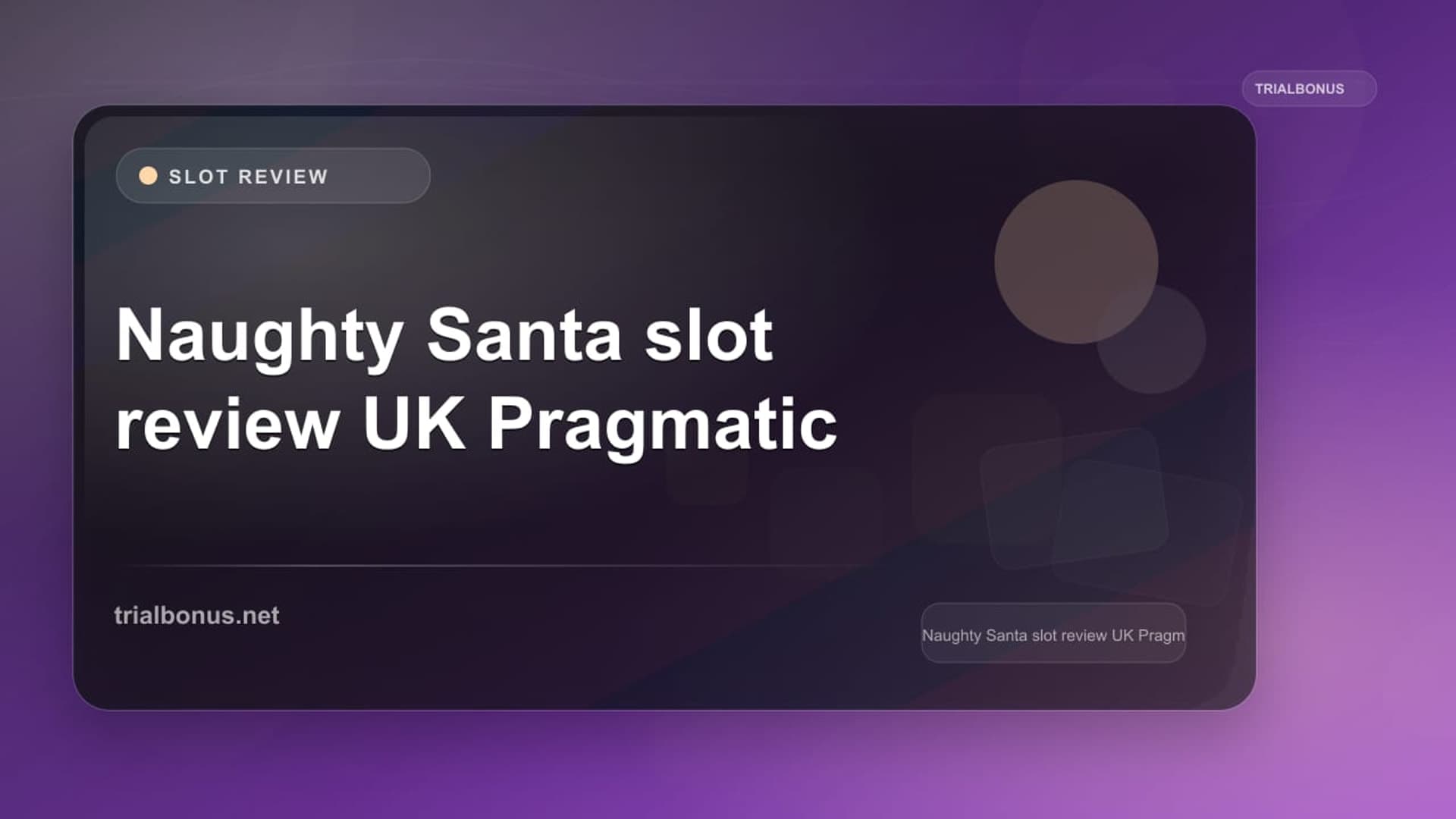 Naughty Santa Slot: What to Check Before Playing