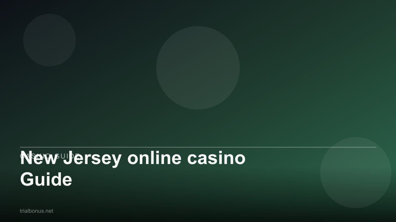 New Jersey online casino Guide