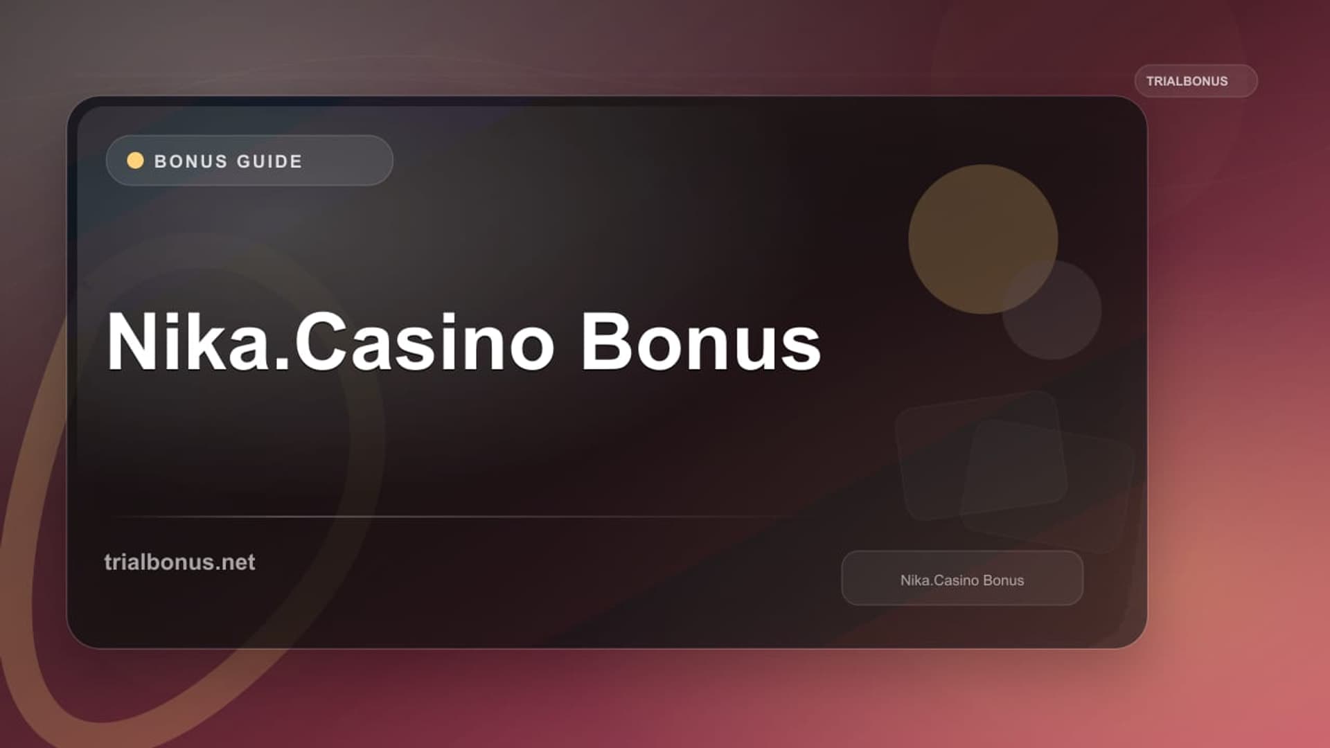 Nika.Casino Bonus