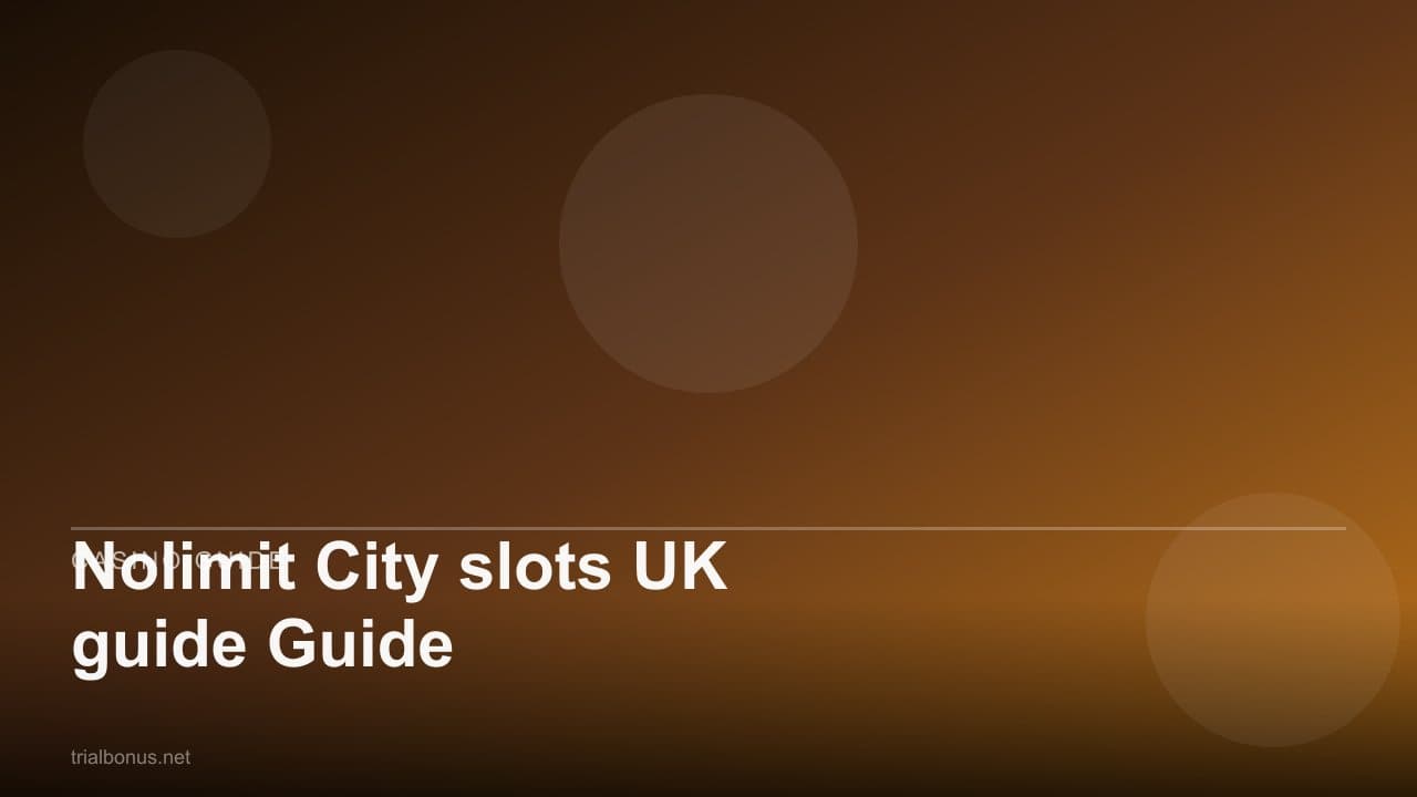 Nolimit City slots UK Guide