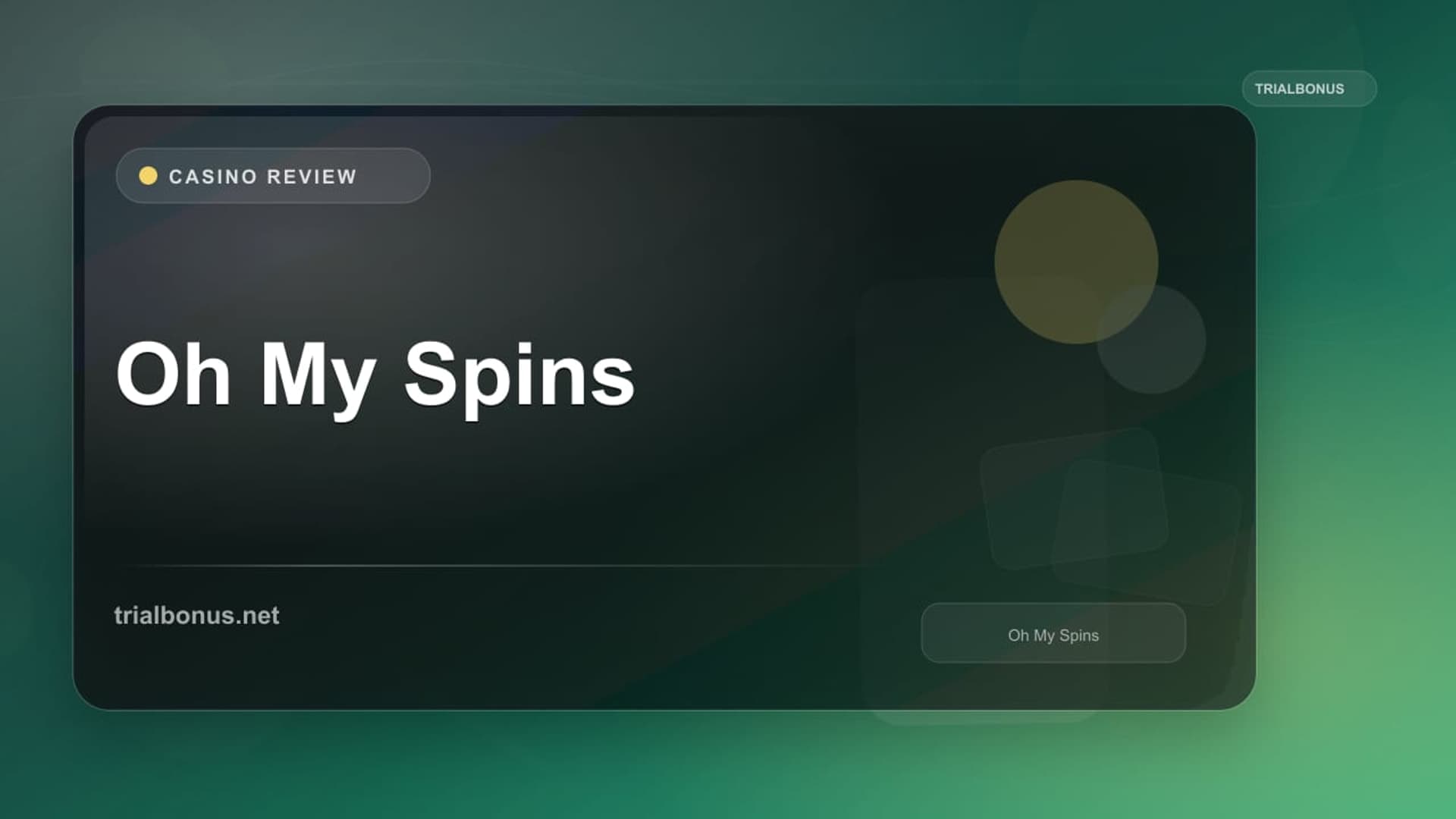 Oh My Spins
