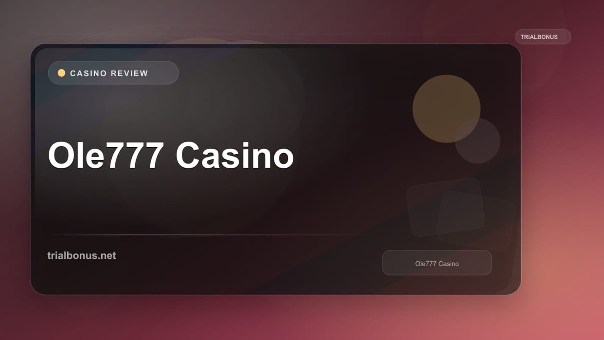 Ole777 Casino