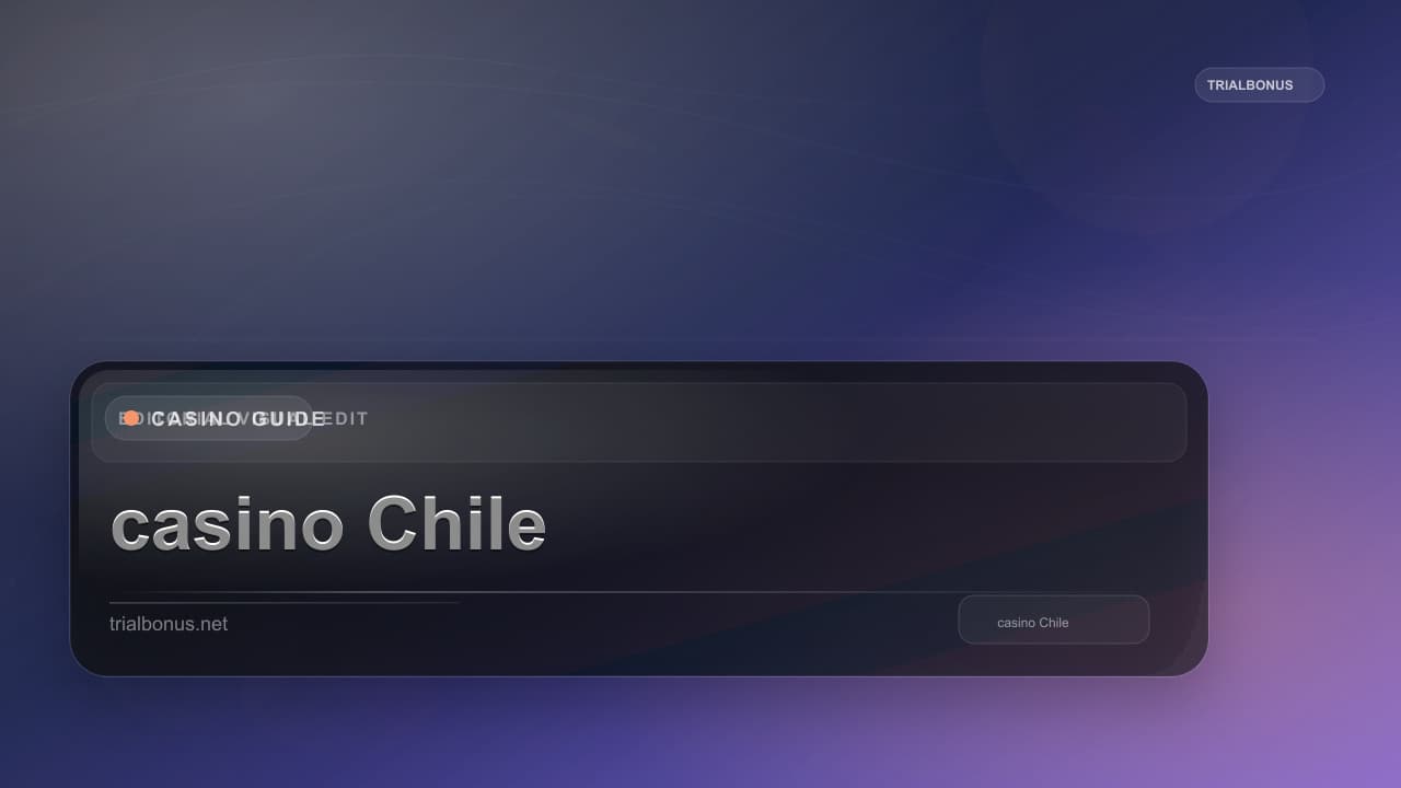 Online casino Chile Guide