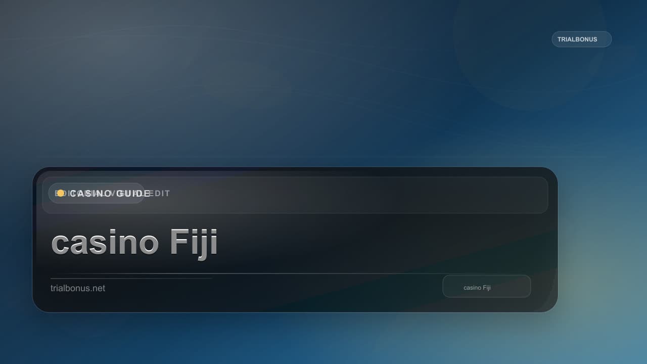 Online casino Fiji Guide