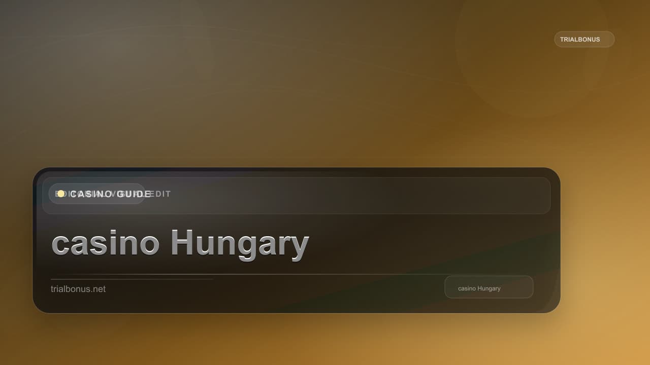 Online casino Hungary Guide