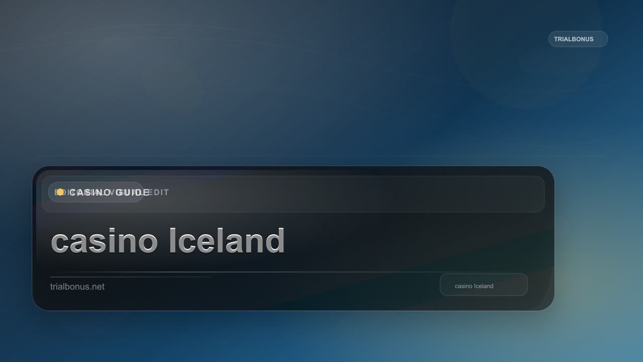 Online casino Iceland Guide