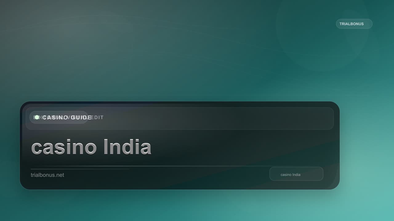 Online casino India Guide