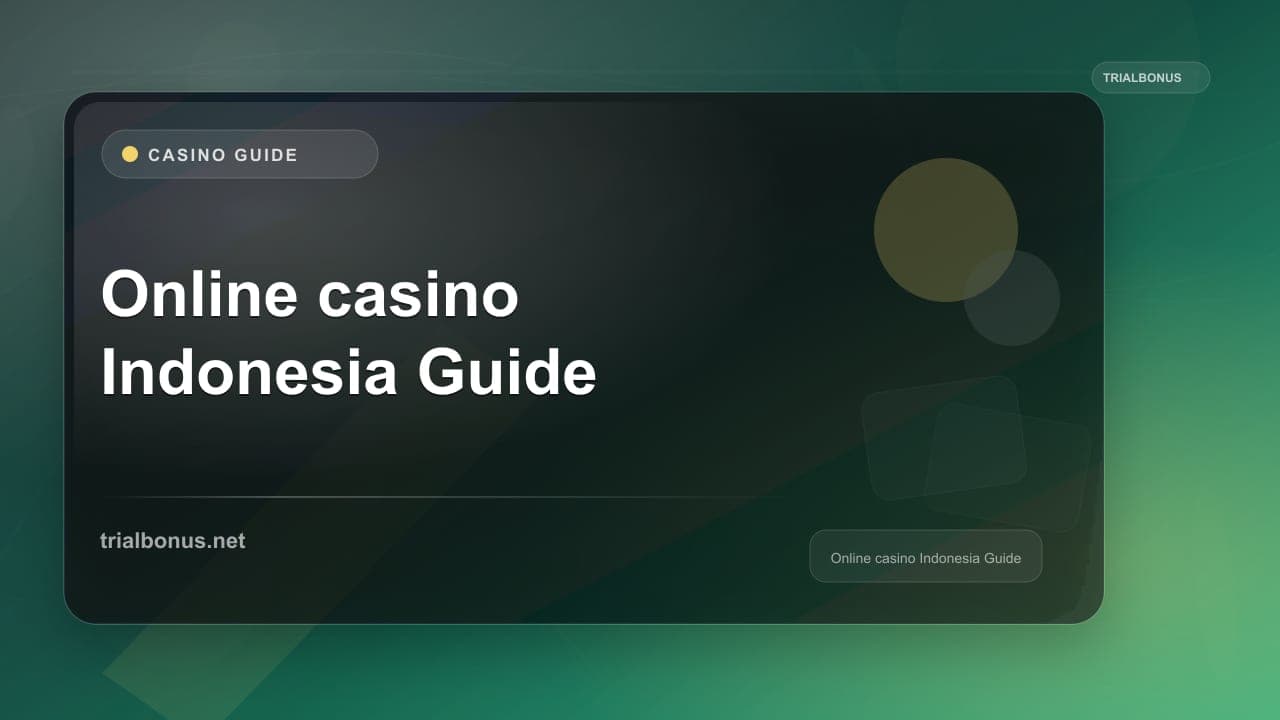 Online casino Indonesia Guide