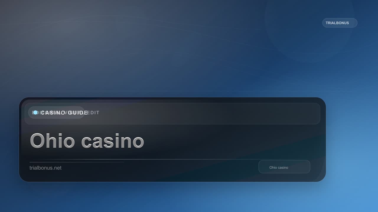 Ohio online casino Guide