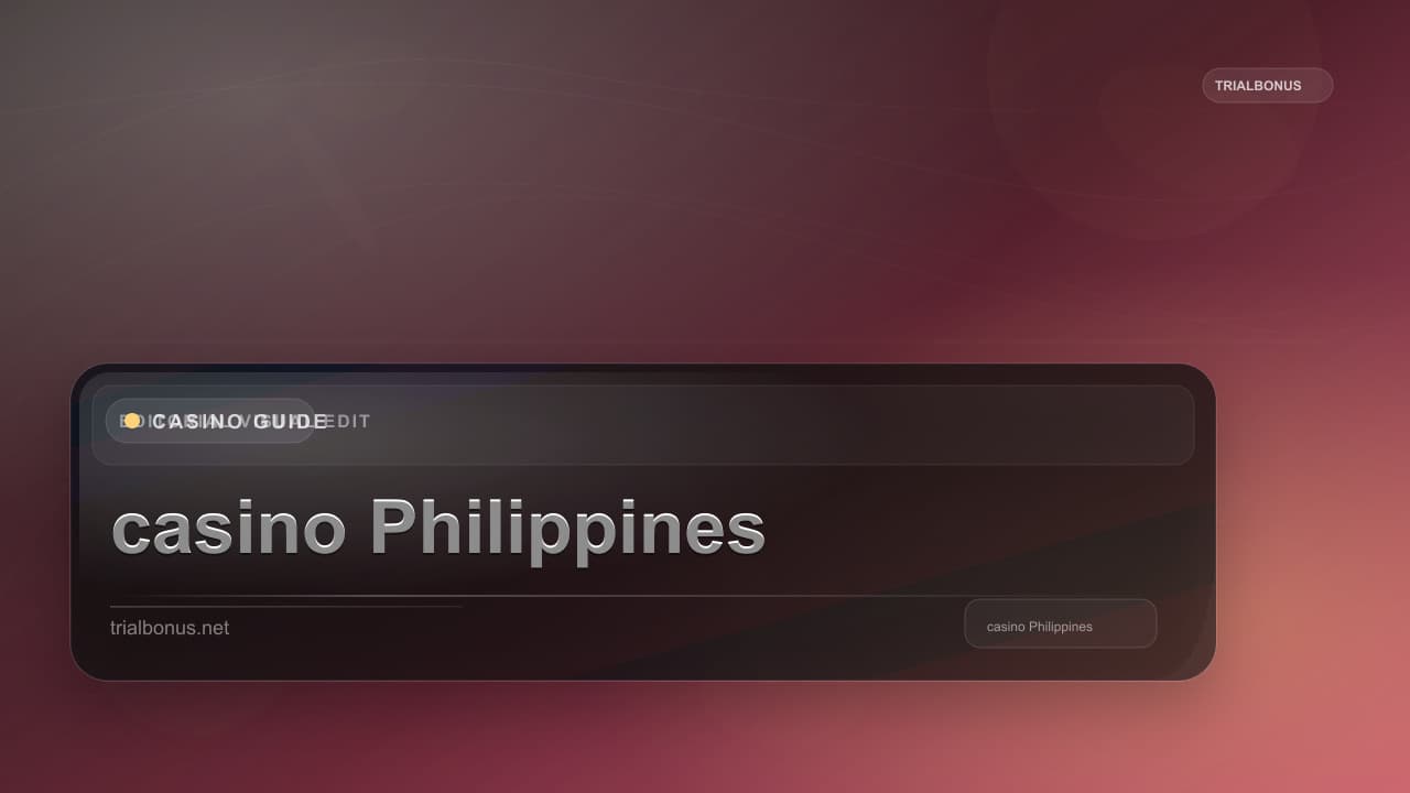 Online casino Philippines Guide