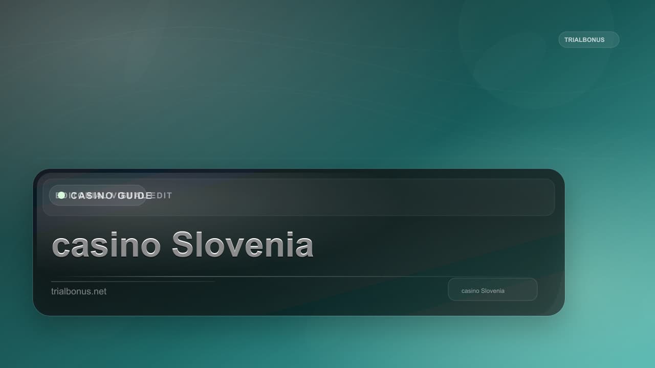 Online casino Slovenia Guide
