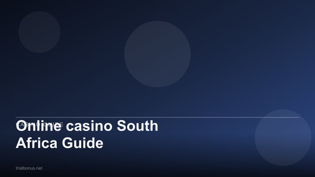 Online casino South Africa Guide